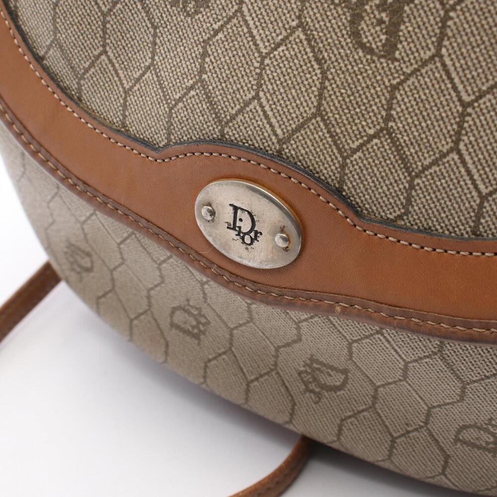 CHRISTIAN DIOR Brown Leather Shoulder Bag - Picture 10 of 10